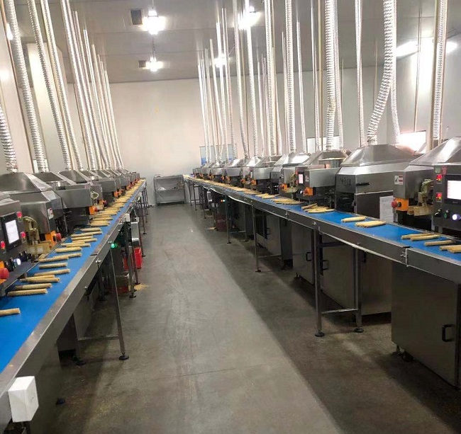 亿通机械|受邀参观味盟（中国）集团公司蛋卷项目